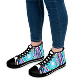 Sparkly Shoez. - high top