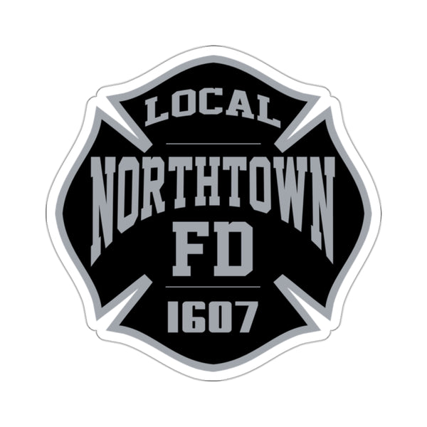 NORTHTOWN FD Black and Silver Stickers