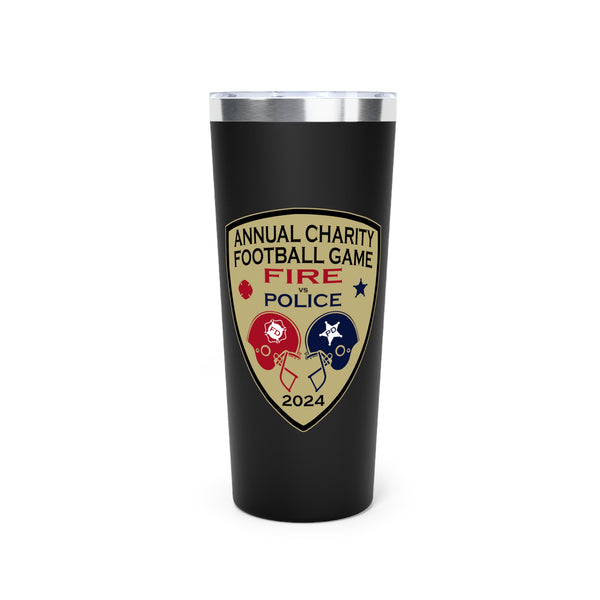 FD/PD Football - Copper Vacuum Insulated Tumbler, 22oz