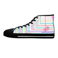 Fashionista Feathers. - high top