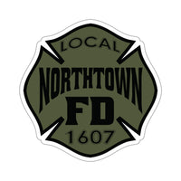 Northtown FD Green Stickers