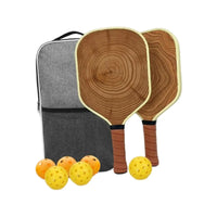 Lightweight Pickleball Paddle Racket with 6 Balls for Indoor and Outdoor