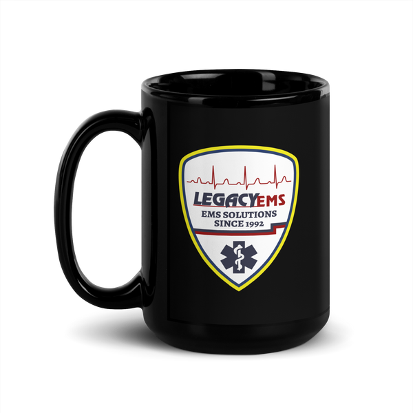 Legacy EMS two-sided Black Glossy Mug