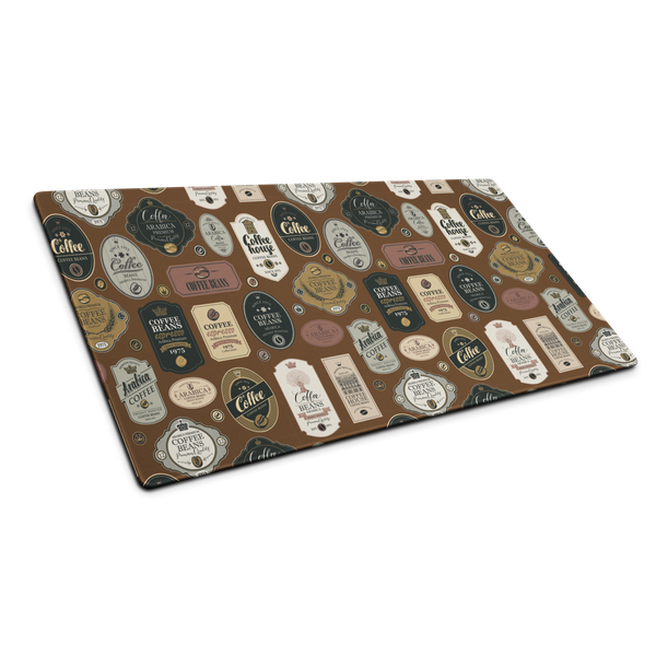 Coffee Badges Coffee Bar Mat