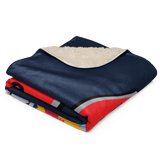 NLVFD Logo Sherpa blanket