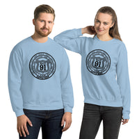 Unisex Sweatshirt -Route 91 Badge - all black