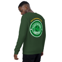 Flick the Bean St. Paddy's Day Unisex organic raglan sweatshirt