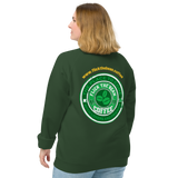 Flick the Bean St. Paddy's Day Unisex organic raglan sweatshirt