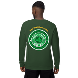 Flick the Bean St. Paddy's Day Unisex organic raglan sweatshirt