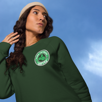 Flick the Bean St. Paddy's Day Unisex organic raglan sweatshirt