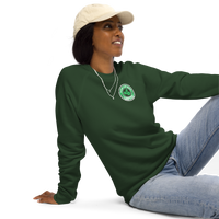 Flick the Bean St. Paddy's Day Unisex organic raglan sweatshirt