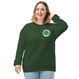 Flick the Bean St. Paddy's Day Unisex organic raglan sweatshirt