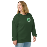 Flick the Bean St. Paddy's Day Unisex organic raglan sweatshirt