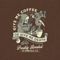 COFFEE OR DEATH SS TEE