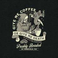 COFFEE OR DEATH SS TEE