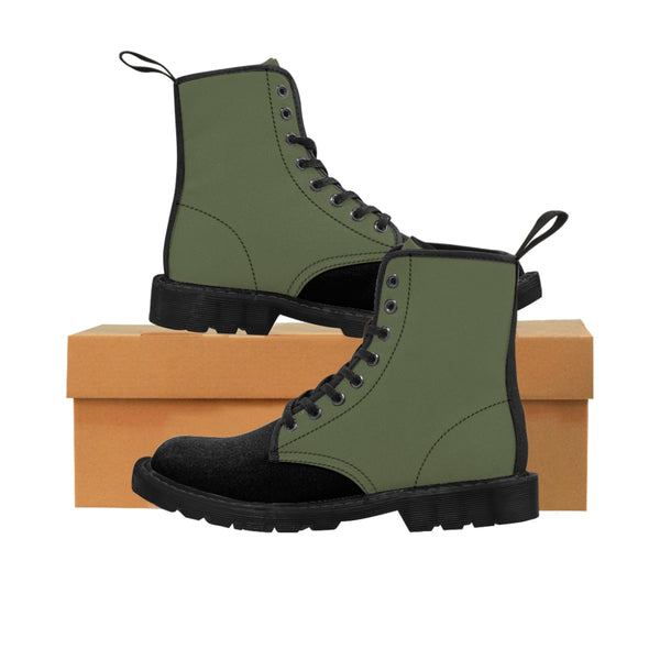 Olive Green with Black Boots