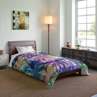 Multicolor Palms Comforter