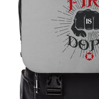 Fire is Dope - Unisex Shoulder Backpack