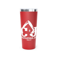 C&J Excavation - Copper Vacuum Insulated Tumbler, 22oz