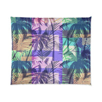 Multicolor Palms Comforter