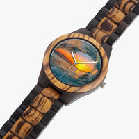"Ripcurl Sunset" Indian Ebony Wooden Watch