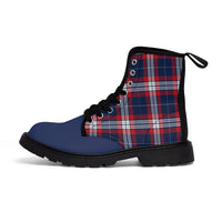 Men's RWB Plaid Canvas Boots