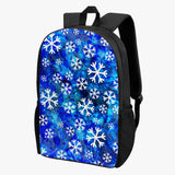 Snowflakes (blue) Kid's School Backpack