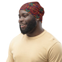 Aztec Tribal Pattern - All-Over Print Beanie