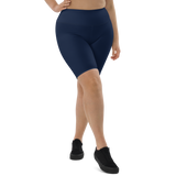 Navy Blue Biker Shorts