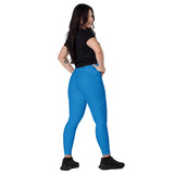 Royal like the Queen - Crossover leggings with pockets