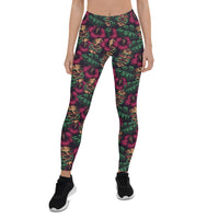 Tiki Mask Leggings