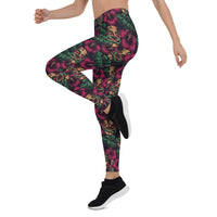 Tiki Mask Leggings