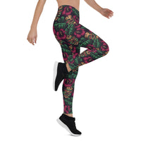 Tiki Mask Leggings