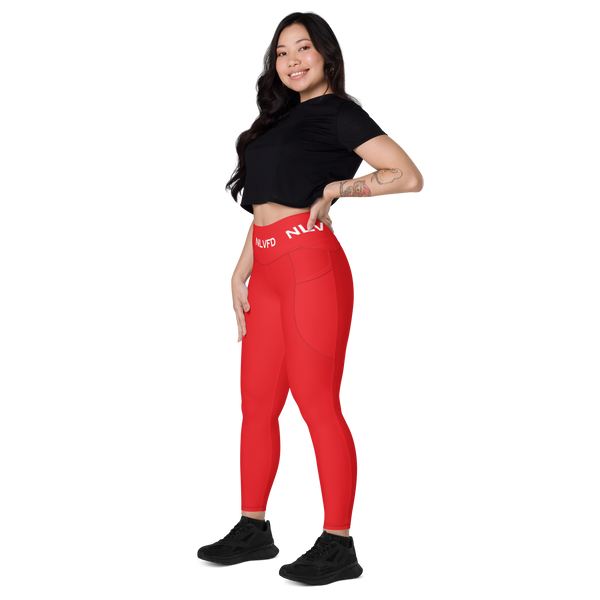 NLVFD Leggings with pockets - Red