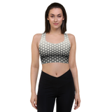 BW geometric gradient Longline sports bra