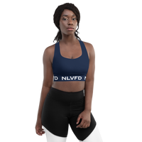 NLVFD Longline sports bra - Blue