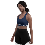 NLVFD Longline sports bra - Blue