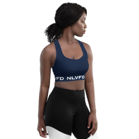 NLVFD Longline sports bra - Blue