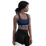 NLVFD Longline sports bra - Blue