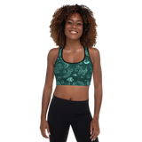 Deep Sea Padded Sports Bra