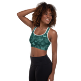 Deep Sea Padded Sports Bra