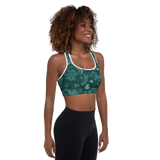 Deep Sea Padded Sports Bra