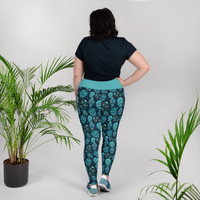 All-Over Print Plus Size Leggings