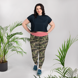 Pink Camo Plus Size Leggings