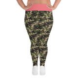 Pink Camo Plus Size Leggings