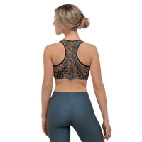 Bronze Snakeskin Sports bra