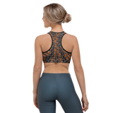 Bronze Snakeskin Sports bra