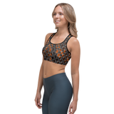 Bronze Snakeskin Sports bra