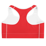 Red Sports bra