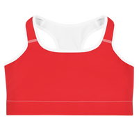 Red Sports bra